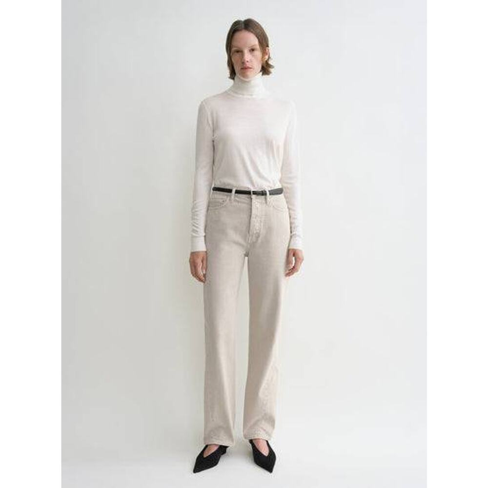 Toteme Twisted Seam Full Length Jeans in Smoke 25